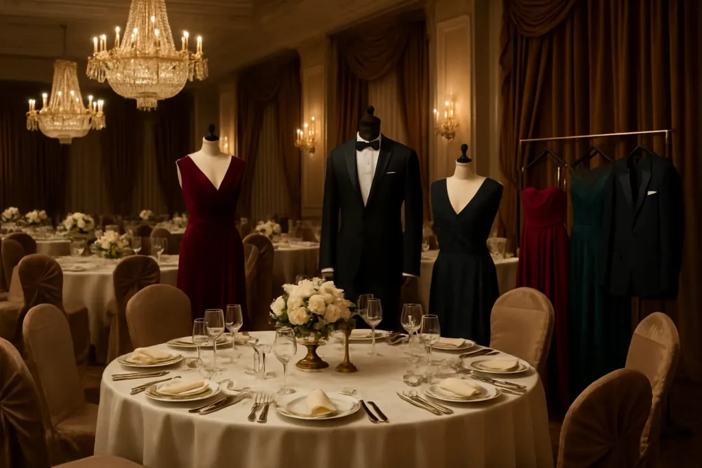 How to dress for a banquet? (Women and men)