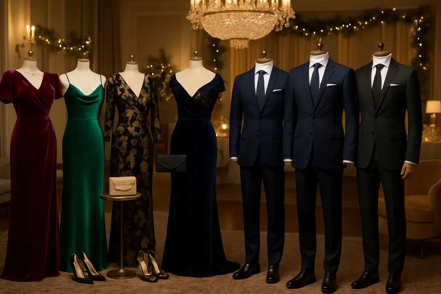How to dress for a party? (Women and men)