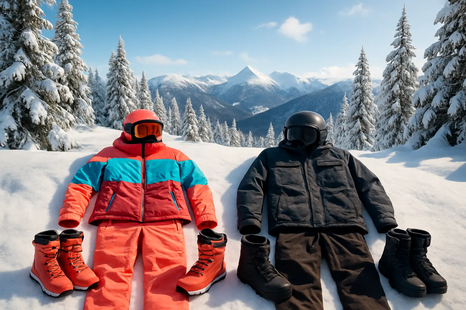 How to dress for snowboarding? (Women and men)